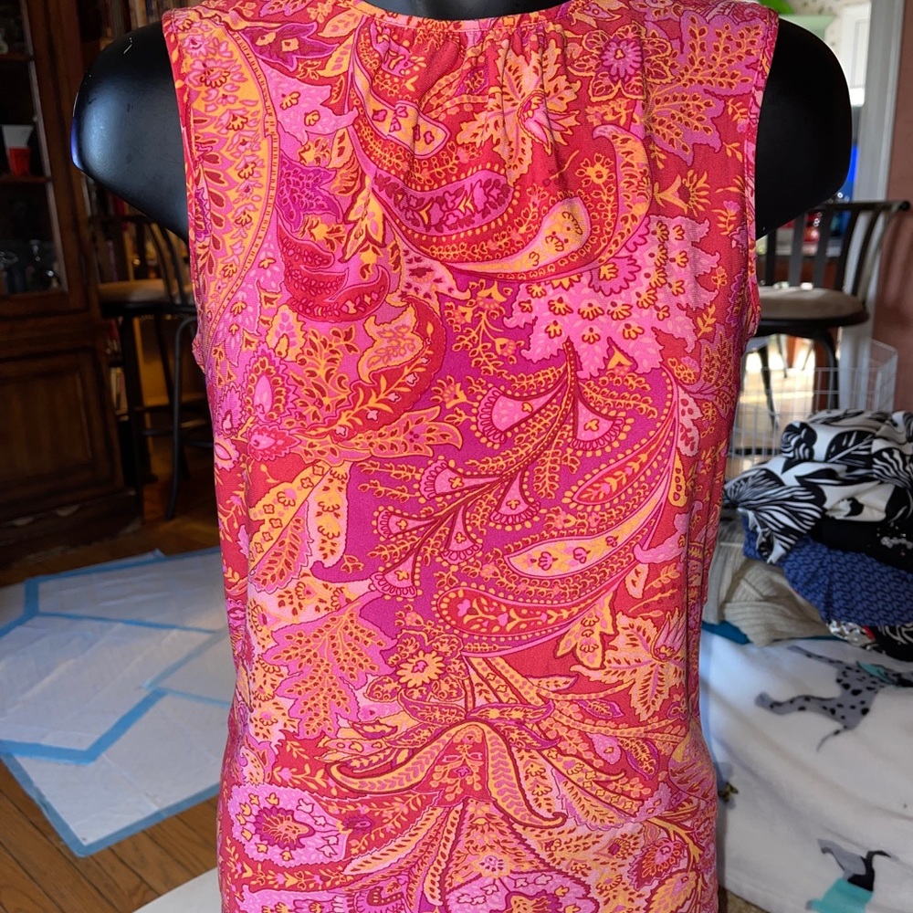 Chaps Womens Medium Sleeveless Tank Top . Floral
